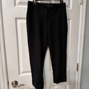 White House Black Market Black Slim Cropped Pants